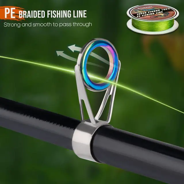 Alt view image 5 of 7 - Fishing Rod and Reel Combo with Backpack, Telescoping Fishing Pole Spinning Reel Kit with Fishing Lures, Pliers and Fish Lip Gripper for Adults