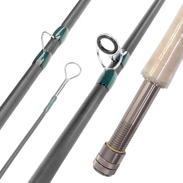 Alt view image 4 of 7 - Troutflow Fly Fishing Rod, 9FT 5wt 8wt, Japan Toray 46T Carbon Fiber Fast Action 4-Piece Fly Rod with Travel Tube, Portable Performance Rod for Trout Bass