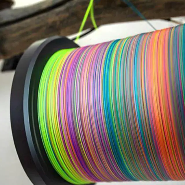 Alt view image 3 of 7 - Fly Line Backing - Multi Color Gel Spun - Smooth Braid for Fly Reels - 65LB Strength and 30LB Diameter - 100YD, 200YD, 300YD