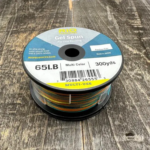 Alt view image 4 of 7 - Fly Line Backing - Multi Color Gel Spun - Smooth Braid for Fly Reels - 65LB Strength and 30LB Diameter - 100YD, 200YD, 300YD