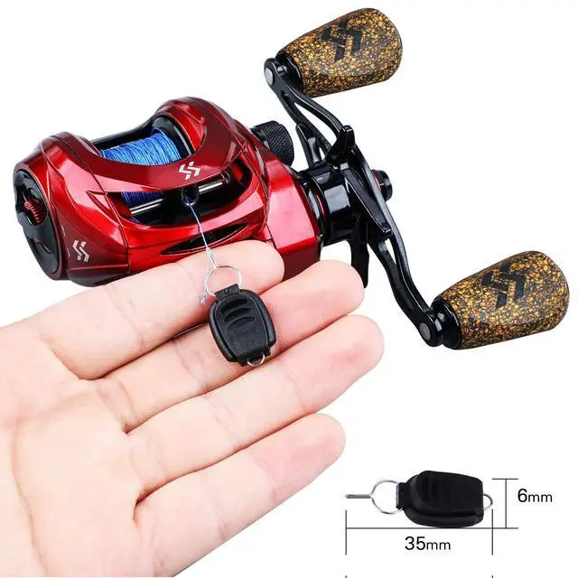 Alt view image 2 of 7 - Baitcasting Reels, 8:1 Gear Ratio Fishing Reel with Magnetic Braking System Casting Reel, 9 + 1 Ball Bearings Super Smooth Anti-Corrosion Baitcaster Reel