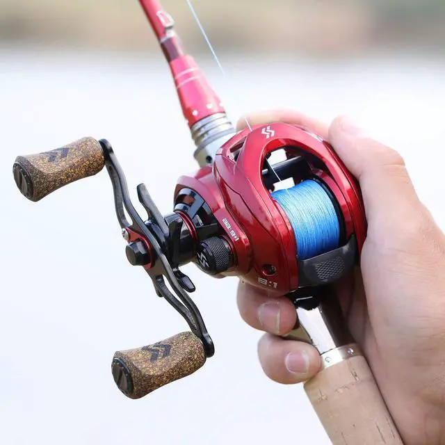 Alt view image 6 of 7 - Baitcasting Reels, 8:1 Gear Ratio Fishing Reel with Magnetic Braking System Casting Reel, 9 + 1 Ball Bearings Super Smooth Anti-Corrosion Baitcaster Reel