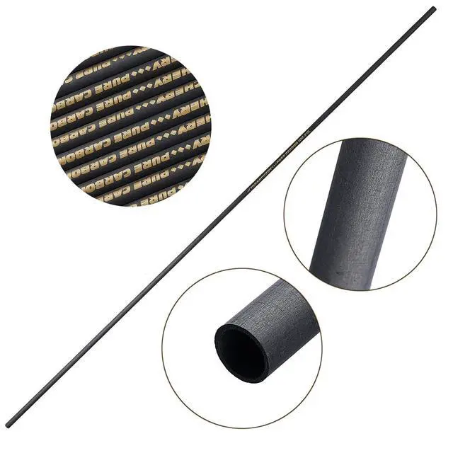 Alt view image 3 of 7 - Arrow Shafts Pure Carbon Shafts 33 Inch Arrow Tube Spine 300 350 400 500 600 for DIY Hunting Arrows Recurve Bow Compound Bow 12Pcs