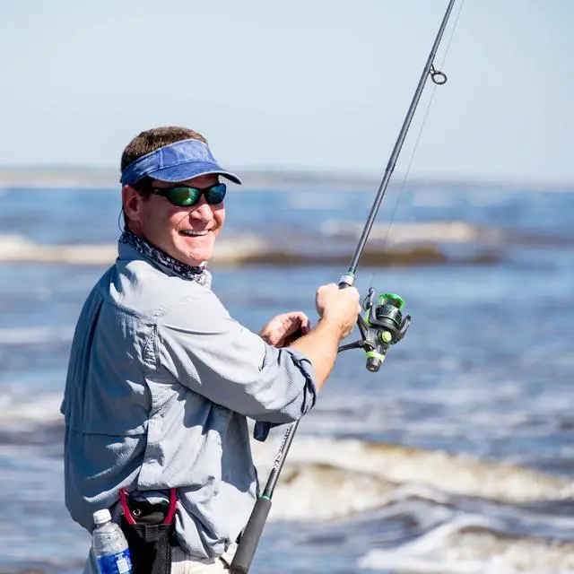 Alt view image 7 of 7 - Surf Fishing Rod Combo IM8 Carbon 3 Piece Travel Spinning Rod with 4000 Size Spinning Reel (9'/10'/11'/12')