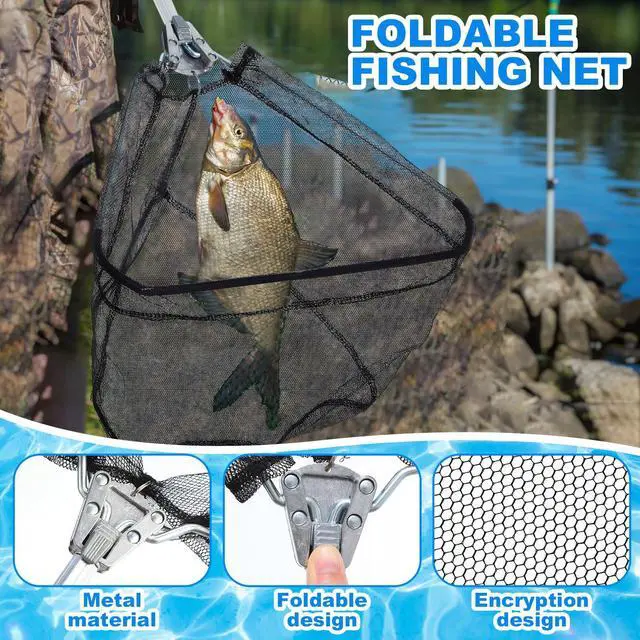 Alt view image 4 of 7 - 51 Pcs Fishing Rods Combo 6.89ft Telescopic Freshwater Pole Set with Plier Lip Gripper Lures Carrier Bag Pre Loaded Spinning Reel with Freshwater Rod Reel Kit Father Men Gift