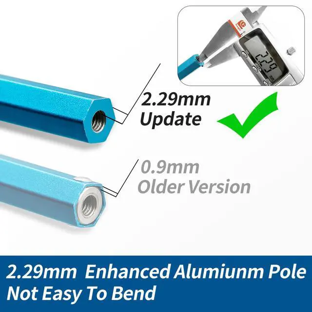 Alt view image 4 of 7 - Telescopic Fishing Gaff, Aluminum Pole, Stainless Steel M8 Hook | Ultralight 4.62oz aluminum telescopic gaff (11.4"-24") with nonslip rubber handle, sharp stainless hook & safety lanyard
