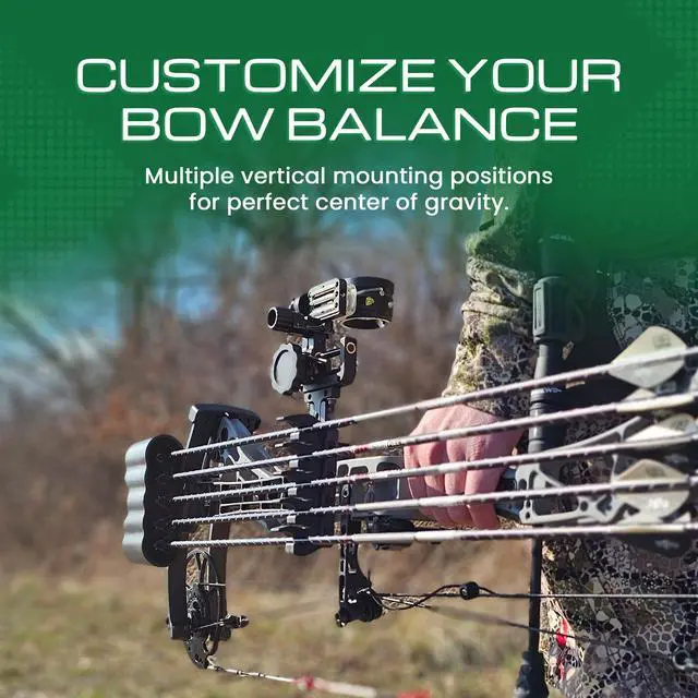 Alt view image 7 of 7 - Compound Bow Quiver - 5 Arrow Archery Quiver for Compound Bow, Universal Arrow Holder for Aluminum or Carbon Arrows - with Broadhead Capture System