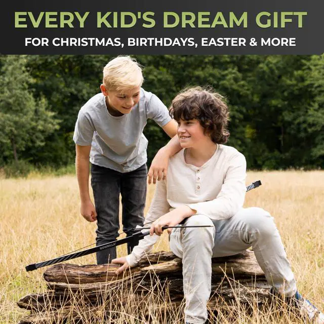 Alt view image 4 of 7 - ® Bow and Arrow for Kids | Beginners Archery Set with 6 Arrows, Ideal for Kids & Teens 8 to 15 Years | 3-Piece Take-Down Recurve Youth Bow and Arrow Set, Perfect for Left & Right Handers
