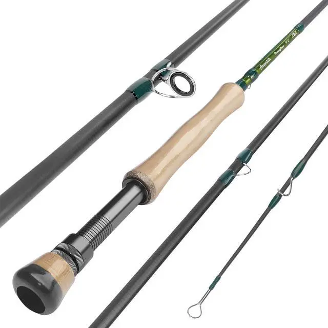 Alt view image 2 of 7 - Troutflow Fly Fishing Rod, 9FT 5wt 8wt, Japan Toray 46T Carbon Fiber Fast Action 4-Piece Fly Rod with Travel Tube, Portable Performance Rod for Trout Bass