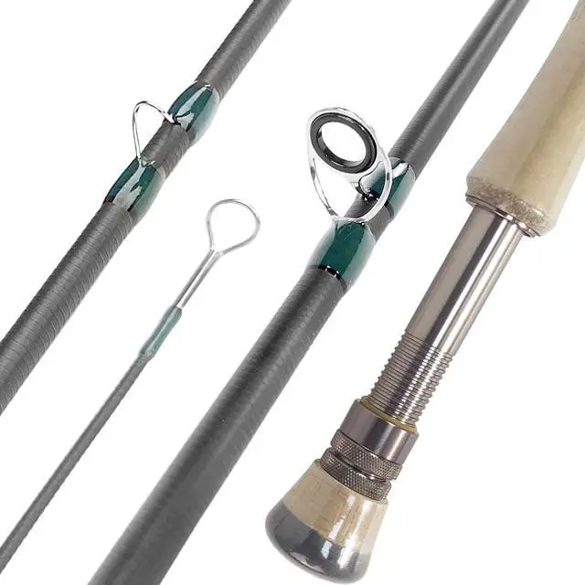 Alt view image 4 of 7 - Troutflow Fly Fishing Rod, 9FT 5wt 8wt, Japan Toray 46T Carbon Fiber Fast Action 4-Piece Fly Rod with Travel Tube, Portable Performance Rod for Trout Bass