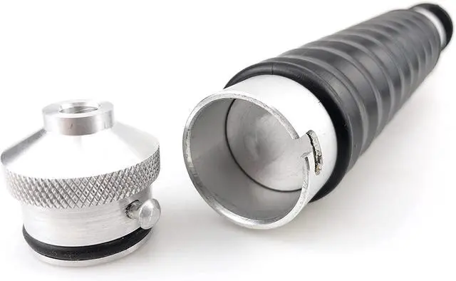 Alt view image 5 of 7 - 120 ml Aluminum Injector for Soft Plastic Plastisol Fishing Lure Molds Locking Nozzle