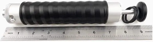 Alt view image 6 of 7 - 120 ml Aluminum Injector for Soft Plastic Plastisol Fishing Lure Molds Locking Nozzle