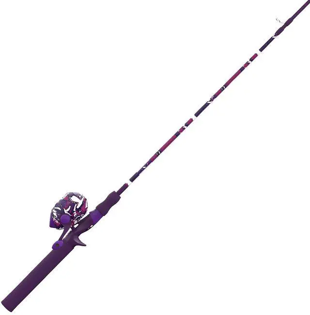Main image of Splash Spincast Reel and Fishing Rod Combo, Fiberglass Rod, Ball Bearing System, All Metal Gears, 8-Pound Line