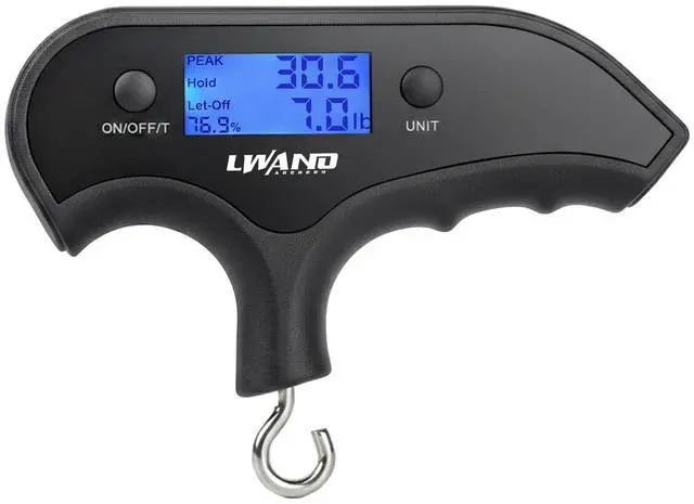 Main image of Bow Scale, 110lbs High-Accuracy Archery Compound Bow Draw Weight Scale with Peak/Hold/Let-Off Function