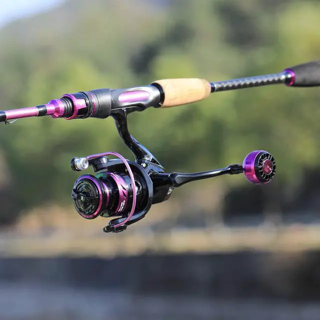 Alt view image 7 of 7 - Spinning Combo, Medium Heavy Fishing Pole and 2000 Spinning Reel Set, Fishing Rod and Reel Commbo for Bass Fishing Tackle
