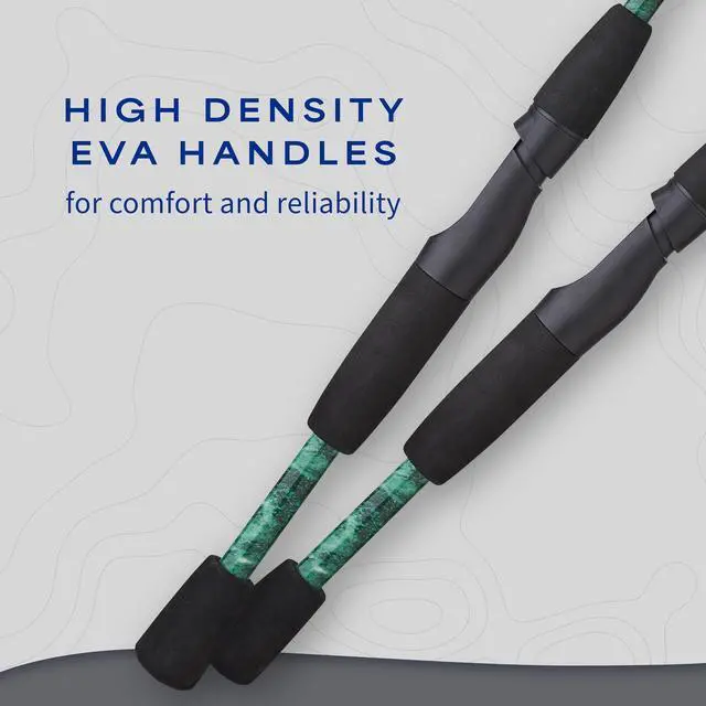 Alt view image 4 of 6 - Reverb Spinning Reel and Fishing Rod Combo Durable Tubular Glass Rod Blank Construction, EVA Handle