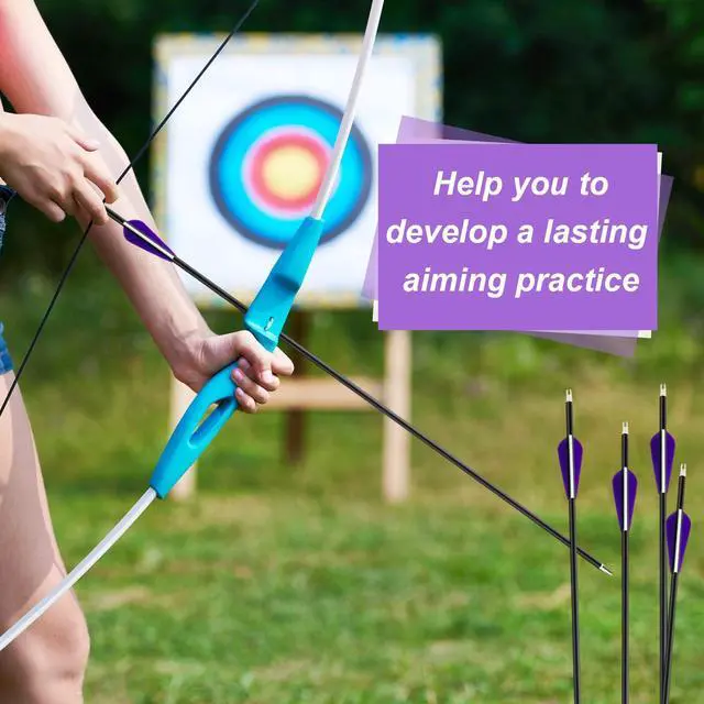Alt view image 5 of 7 - 24 Pcs 31.5 Inch Arrows for Compound Bow Hunting Arrows Carbon Arrows with 3 Inch Plastic Arrow Feathers and Removable Tips 500-600 Spine Archery Target Arrows for Recurve Bow