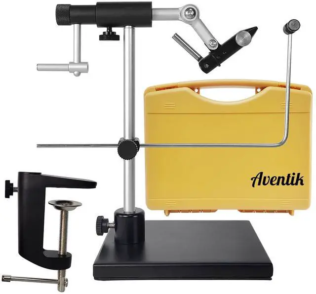 Main image of TrueGrip Fly Tying Vise with 360° Rotary Function Smooth Ball Bearing System, Adjustable Tension, Durable Hook Jaws (Fits 26 to 4/0)