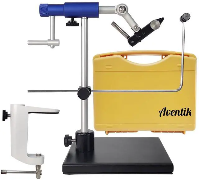 Main image of TrueGrip Fly Tying Vise with 360° Rotary Function Smooth Ball Bearing System, Adjustable Tension, Durable Hook Jaws (Fits 26 to 4/0)