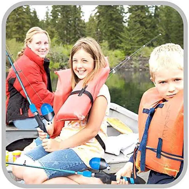 Alt view image 6 of 7 - Kids Fishing Pole, Portable Telescopic Fishing Rod and Reel Combo Kit - with Spincast Fishing Reel Tackle Box for Boys, Girls, Youth