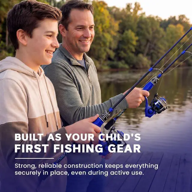 Alt view image 3 of 7 - Spinning Fishing Rod and Reel Combo Set with Tackle Box | Kids Fishing Pole | Carbon Fiber Telescopic Fishing Rod Kit | Spinning Reel for Travel Saltwater Freshwater Fishing Gear Kit