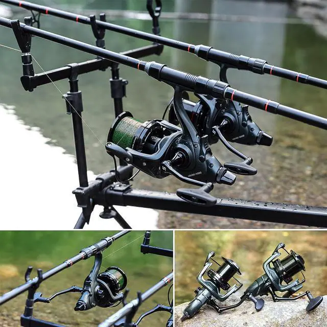 Alt view image 7 of 7 - Saltwater Spinning Reels 10000 Series Carp Fishing Reels, CNC Aluminum Spool Fishing Reels for Saltwater Freshwater