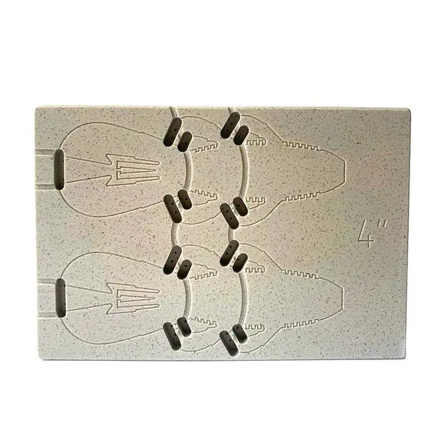 Alt view image 7 of 7 - Soft Plastic Injection Mold, 2-Cavity 4'' Googan Bandito Bug Mold | CNC-Machined Acrylic Stone, Enhanced Air Vent Channels, Bubble-Free Casting, Compatible with Standard Injectors