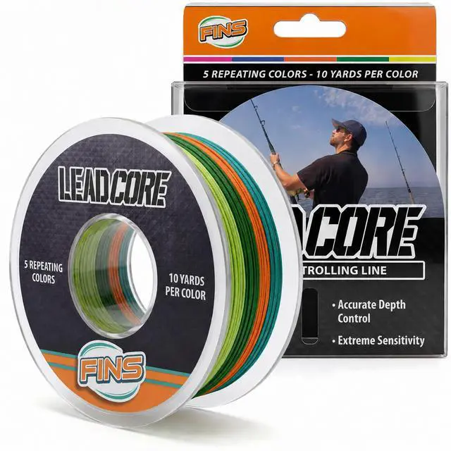 Main image of Lead Core Trolling Braided Fishing Line, Metered, Made in USA