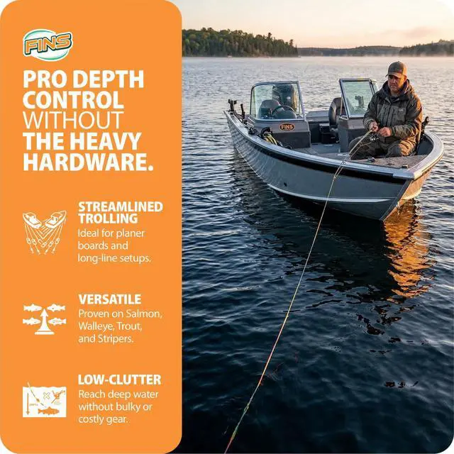 Alt view image 5 of 7 - Lead Core Trolling Braided Fishing Line, Metered, Made in USA