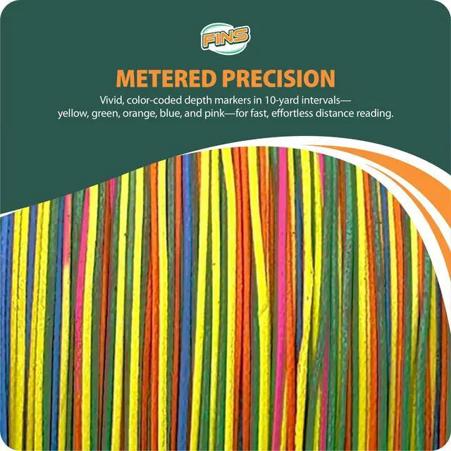 Alt view image 7 of 7 - Lead Core Trolling Braided Fishing Line, Metered, Made in USA