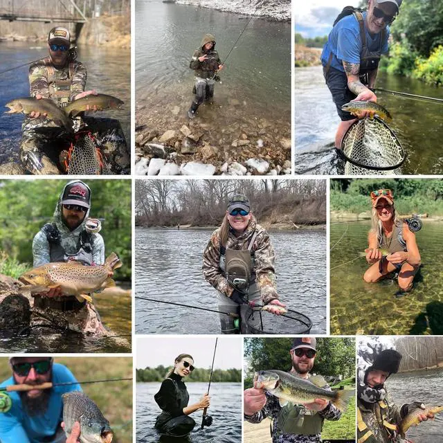 Alt view image 5 of 5 - TroutFly Fly Rod and Reel Combo with Rod Tube | Fast action 9ft travel setup; Fits 5/8wt; Japan Toray 46T carbon fiber; SADC disc drag aluminum reel