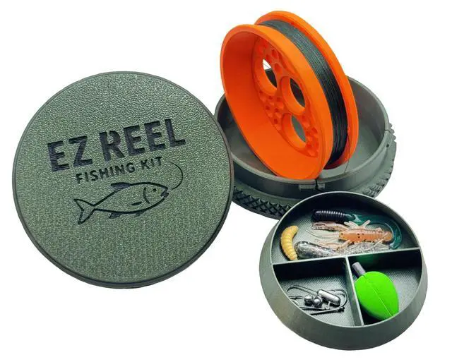 Alt view image 5 of 7 - Pocket Size Handline Fishing Reel | Ultimate Compact Rodless Reel Fishing Kit for Hiking, Outdoors, and Adventure