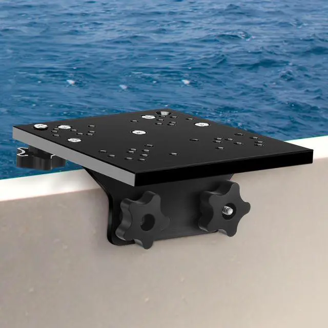 Main image of Universal Aluminum Downrigger Bracket for 45/90 Degree Boat Track System Lund Sport Track Downrigger Mount Fishing Accessories