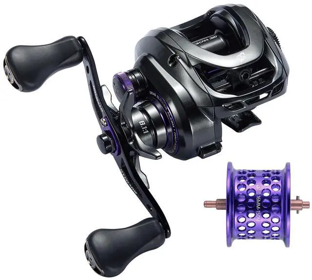 Main image of GKA200 Baitcasting Fishing Reel - 7.1:1/8.1:1 High-Speed Gear Ratio, 20LB Carbon Drag, 30Levels Magnet Braking System, Low Profile Design with Dual spools for Freshwater/Saltwater Fishing