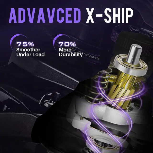 Alt view image 4 of 7 - GKA200 Baitcasting Fishing Reel - 7.1:1/8.1:1 High-Speed Gear Ratio, 20LB Carbon Drag, 30Levels Magnet Braking System, Low Profile Design with Dual spools for Freshwater/Saltwater Fishing