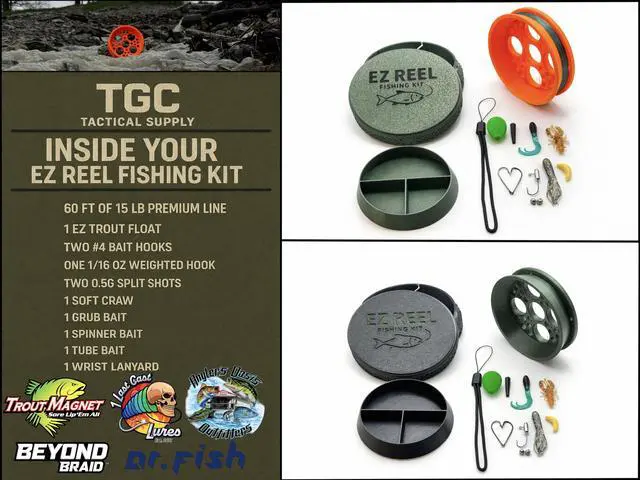 Alt view image 3 of 5 - Pocket Size Handline Fishing Reel | Ultimate Compact Rodless Reel Fishing Kit for Hiking, Outdoors, and Adventure