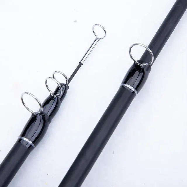 Alt view image 4 of 7 - Apache II Fly Fishing Rod Carbon Fiber Telescopic Fishing Rod One-Piece Travel Fishing Rod Fast Action Fly Rod with Aluminum Reel Seat, Stainless Guides, and Folding Hook Keeper