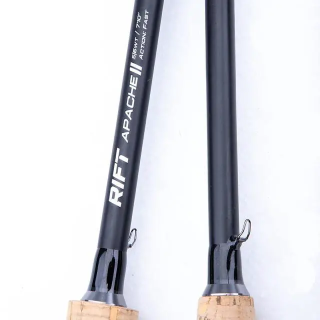 Alt view image 5 of 7 - Apache II Fly Fishing Rod Carbon Fiber Telescopic Fishing Rod One-Piece Travel Fishing Rod Fast Action Fly Rod with Aluminum Reel Seat, Stainless Guides, and Folding Hook Keeper