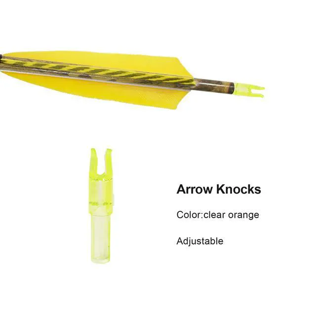 Alt view image 5 of 7 - 31Inch Carbon Arrow, Practice Hunting Arrows, Camo Turkey Feather Fletching, Arrows for Compound & Recurve Bow with Removable Tips Adjustable Nocks