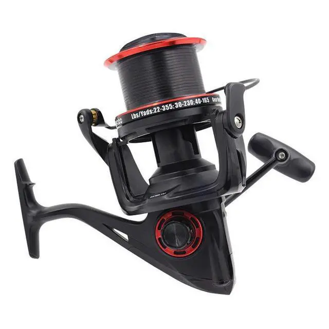 Alt view image 2 of 7 - Spinning Fishing Reels 8000 10000 12000 Series Freshwater Saltwater Big-Game Fishing Surf Fishing 12+1 Stainless BB 70 LBS Max Drag Ultra Smooth Powerful Spool Durable Spinner Gear