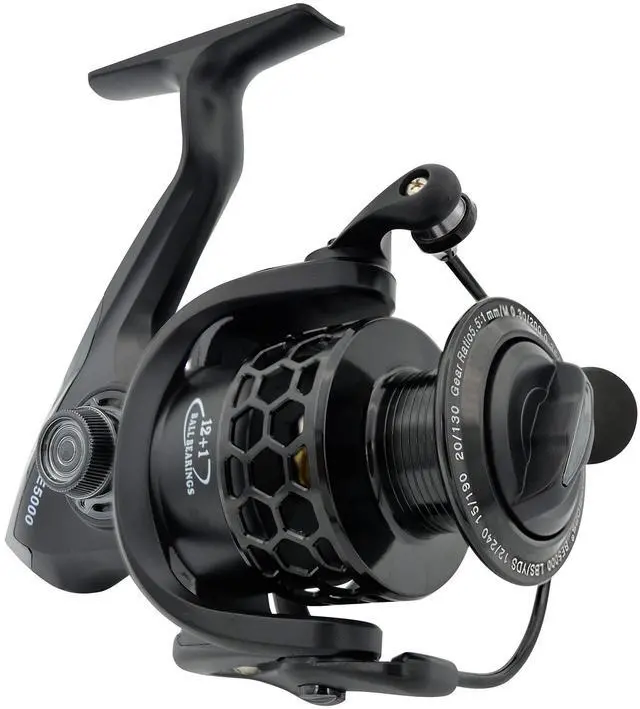 Main image of Spinning Fishing Reels 12+1BB Ultra Lightweight Carved Aluminum Spool Reels Affordable Smooth Spinning Reels