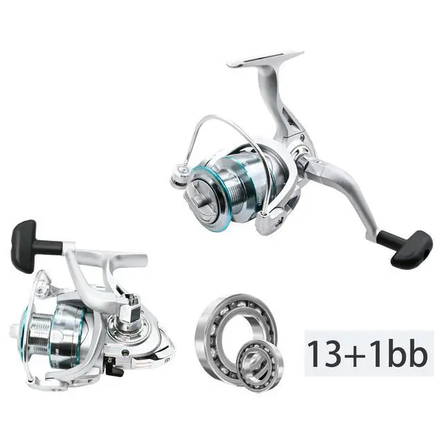 Alt view image 3 of 6 - 2PACK Fishing Pole Combo,Fishing Rod Combos with Telescopic Fishing Pole Spinning Reels Fishing Carrier Bag for Travel Saltwater Freshwater