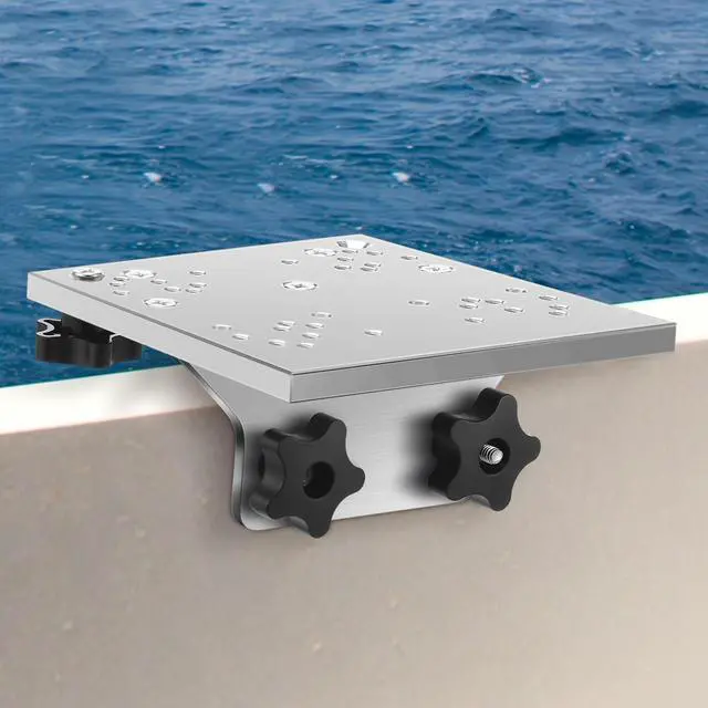 Main image of Universal Aluminum Downrigger Bracket for 45/90 Degree Boat Track System Lund Sport Track Downrigger Mount Fishing Accessories