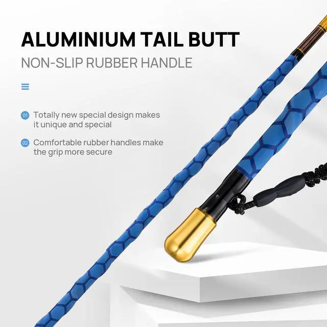 Alt view image 5 of 7 - Carbon Fiber Fishing Gaff Saltwater Fish Gaff with S316 Stainless Steel Fishing Hook