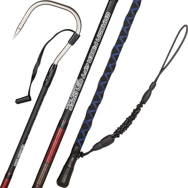 Main image of Fishing Gaff Saltwater Fish Gaff with S316 Stainless Steel Fishing Hook Carbon Fiber Fishing Gaff