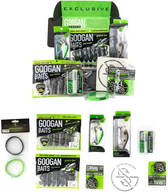 Main image of Googan Squad Mondo Kit Bass Fishing Lure Sets for Largemouth & Smallmouth Bass Includes Premium Tackle & Mystery Box Essentials