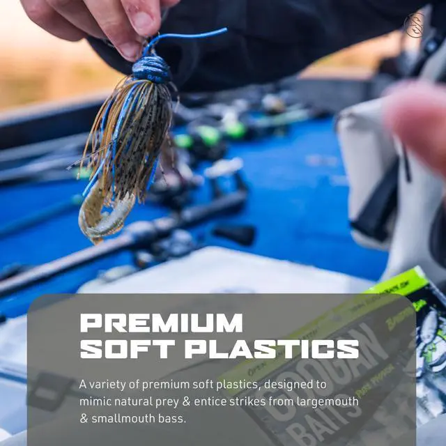 Alt view image 5 of 7 - Googan Squad Mondo Kit Bass Fishing Lure Sets for Largemouth & Smallmouth Bass Includes Premium Tackle & Mystery Box Essentials