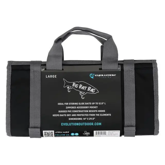 Alt view image 4 of 7 - Big Bait Bag - 14 in., Roll-Up Lure Bag, Durable, Portable Storage for Large Baits & Gear