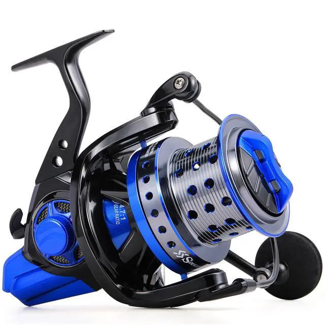Alt view image 2 of 7 - Spinning Reels 10000 Series Surf Fishing Reels, Ultra Smooth Powerful with CNC Aluminum Spool, Inshore & Offshore Saltwater Fishing