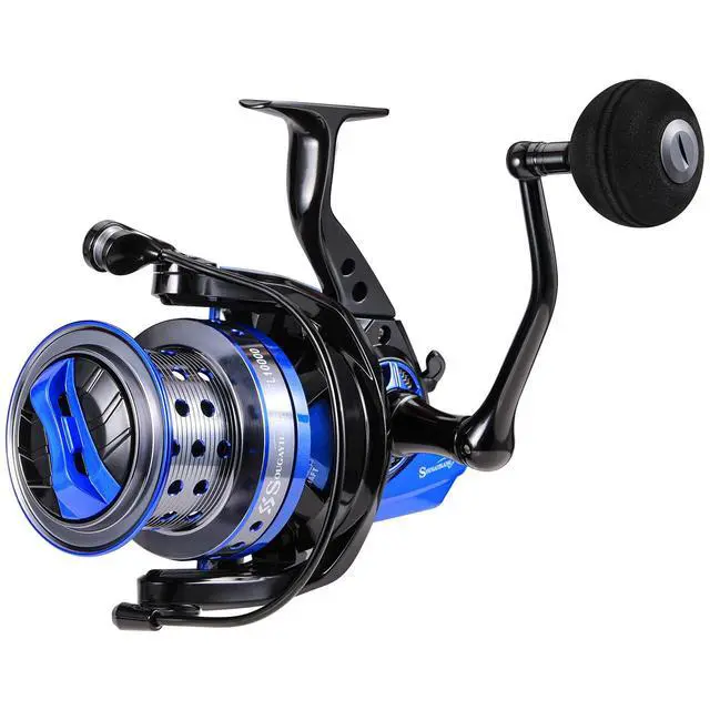 Alt view image 3 of 7 - Spinning Reels 10000 Series Surf Fishing Reels, Ultra Smooth Powerful with CNC Aluminum Spool, Inshore & Offshore Saltwater Fishing
